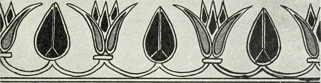An illustration from Stilfragen : Grundlegungen zu einer Geschichte der Ornamentik, 1893, leaf 186