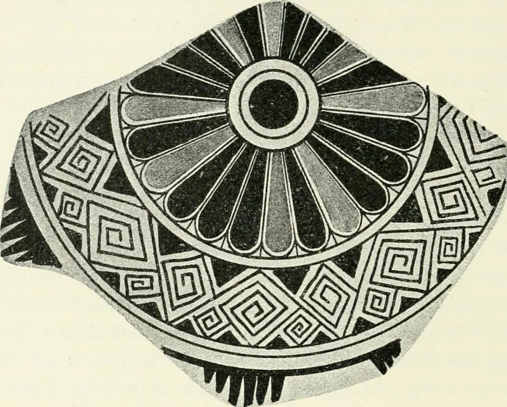 An illustration from Stilfragen : Grundlegungen zu einer Geschichte der Ornamentik, 1893, leaf 189
