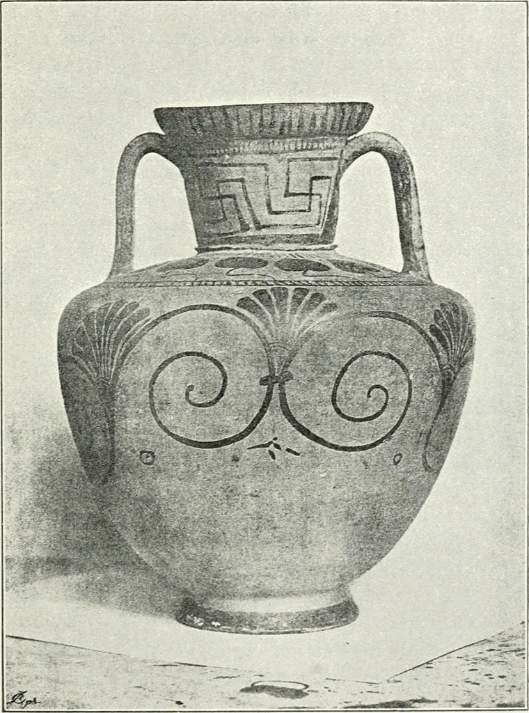 An illustration from Stilfragen : Grundlegungen zu einer Geschichte der Ornamentik, 1893, leaf 190