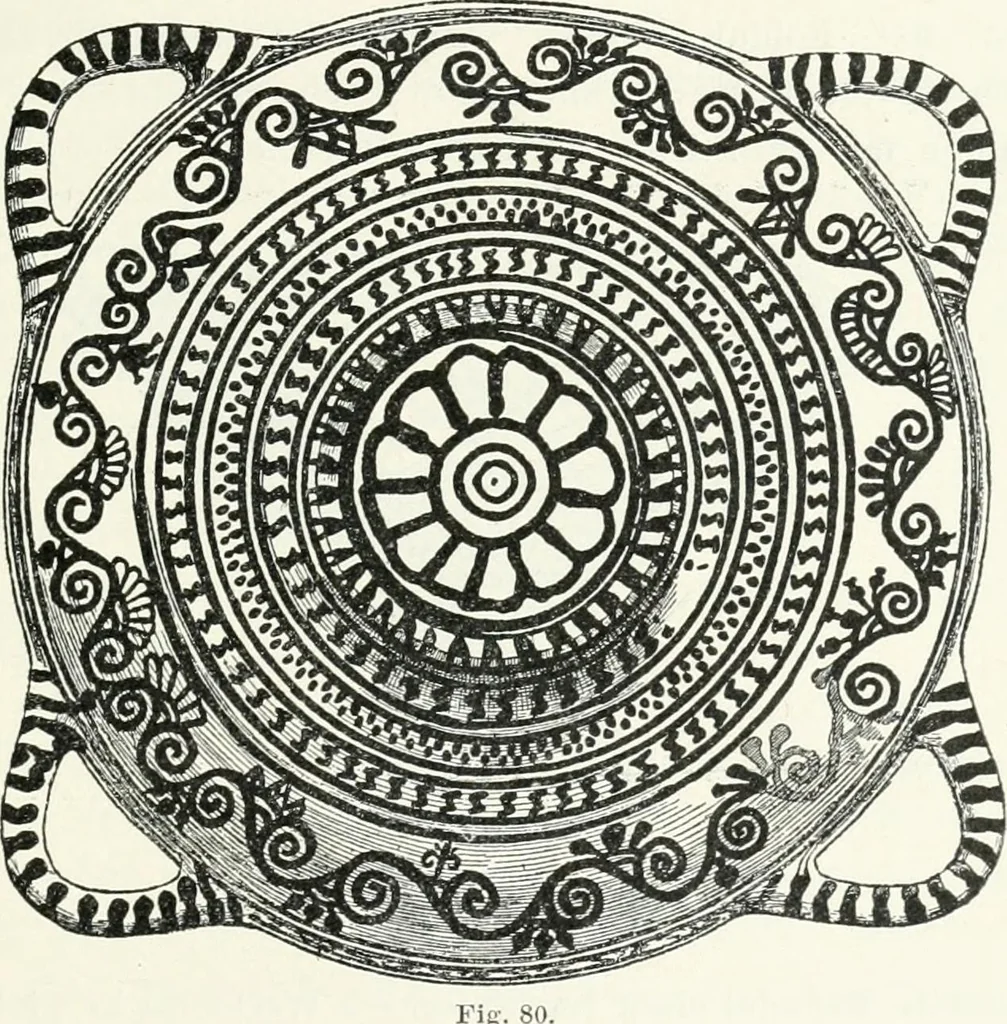 An illustration from Stilfragen : Grundlegungen zu einer Geschichte der Ornamentik, 1893, leaf 196