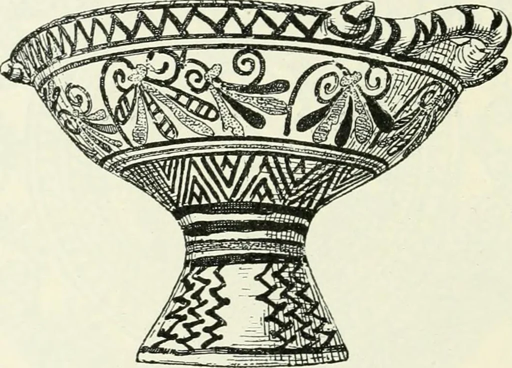 An illustration from Stilfragen : Grundlegungen zu einer Geschichte der Ornamentik, 1893, leaf 197