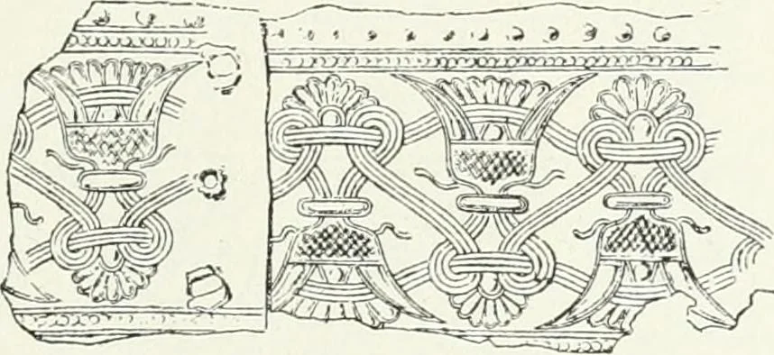 An illustration from Stilfragen : Grundlegungen zu einer Geschichte der Ornamentik, 1893, leaf 204