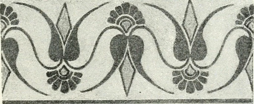 An illustration from Stilfragen : Grundlegungen zu einer Geschichte der Ornamentik, 1893, leaf 206