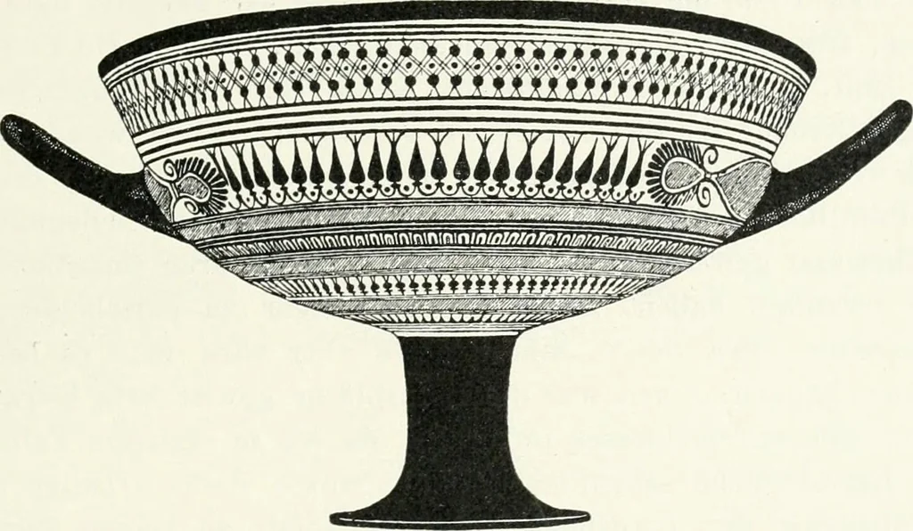 An illustration from Stilfragen : Grundlegungen zu einer Geschichte der Ornamentik, 1893, leaf 214