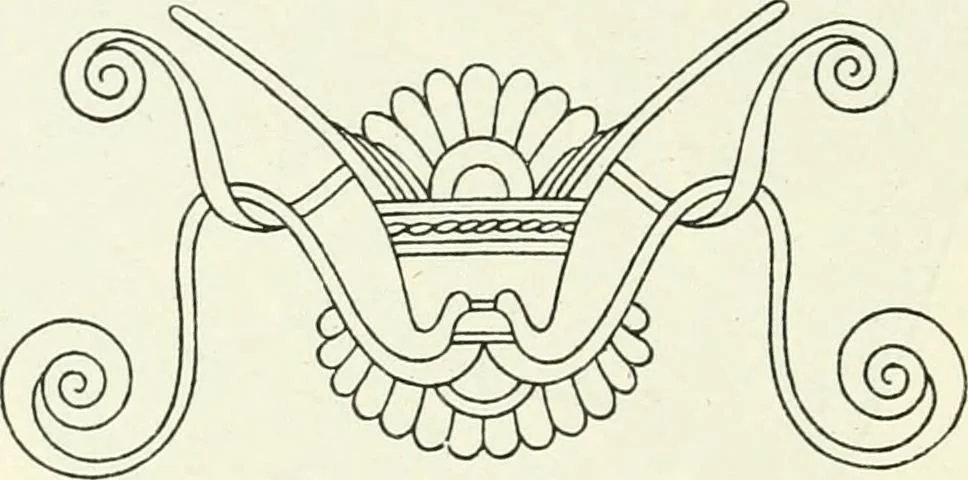 An illustration from Stilfragen : Grundlegungen zu einer Geschichte der Ornamentik, 1893, leaf 223
