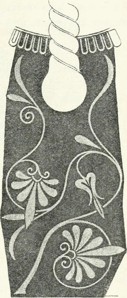 An illustration from Stilfragen : Grundlegungen zu einer Geschichte der Ornamentik, 1893, leaf 226