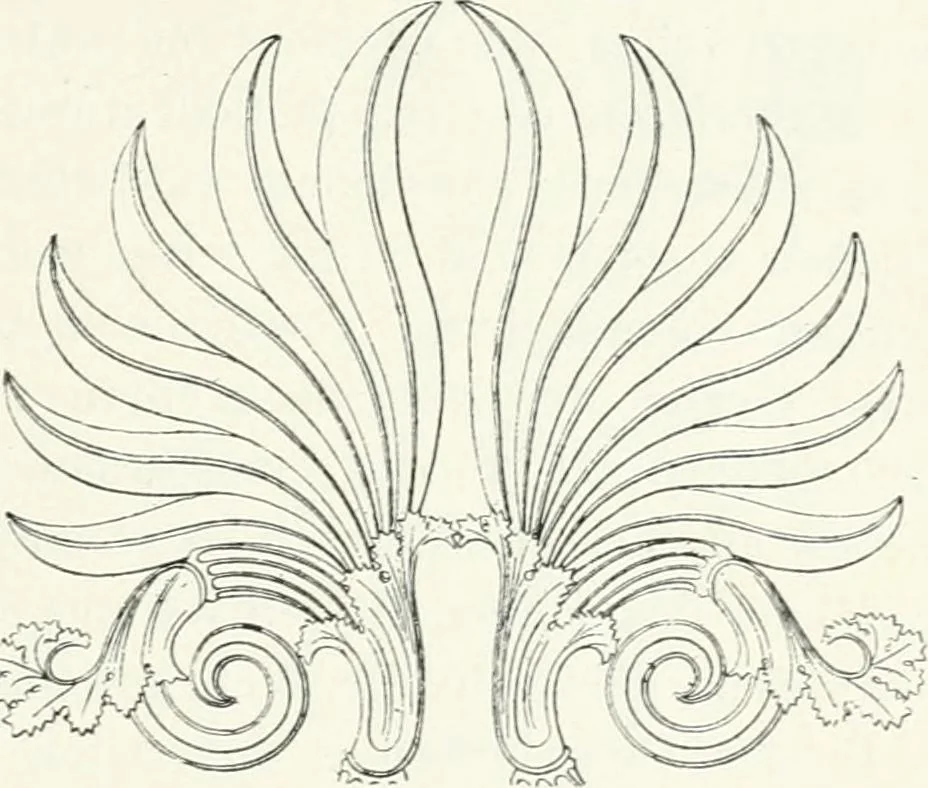 An illustration from Stilfragen : Grundlegungen zu einer Geschichte der Ornamentik, 1893, leaf 234