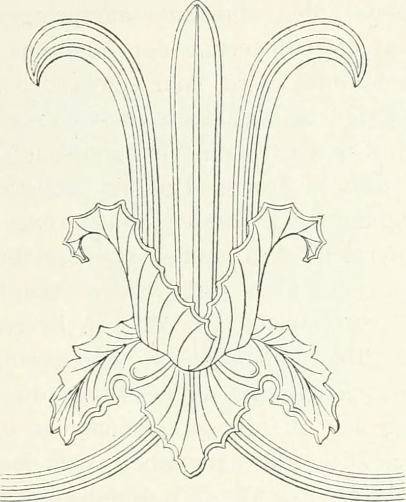 An illustration from Stilfragen : Grundlegungen zu einer Geschichte der Ornamentik, 1893, leaf 246