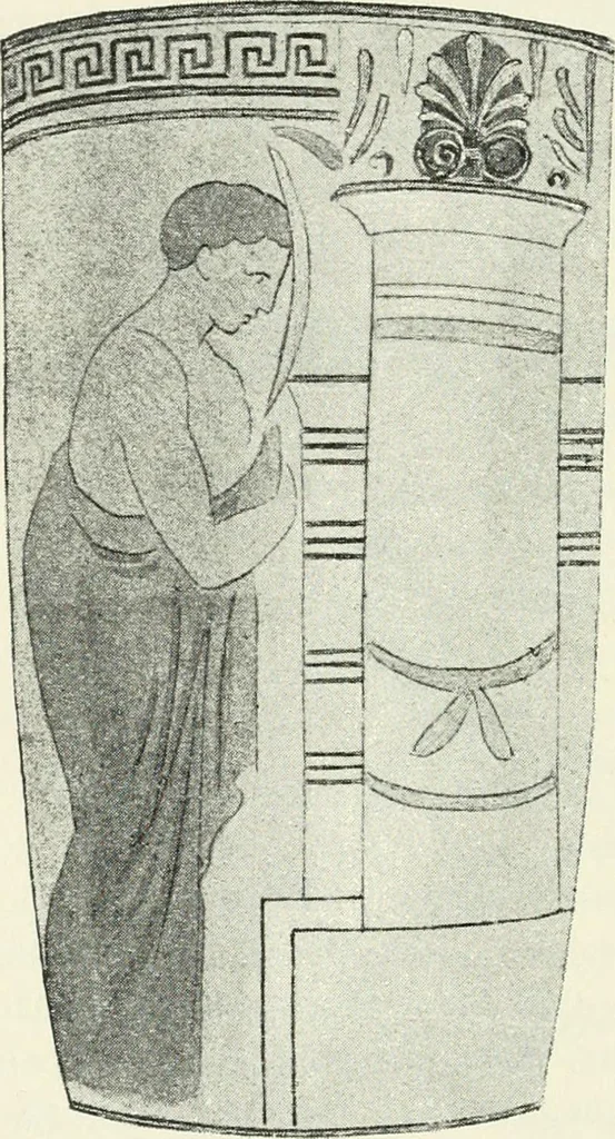 An illustration from Stilfragen : Grundlegungen zu einer Geschichte der Ornamentik, 1893, leaf 253