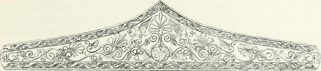An illustration from Stilfragen : Grundlegungen zu einer Geschichte der Ornamentik, 1893, leaf 260