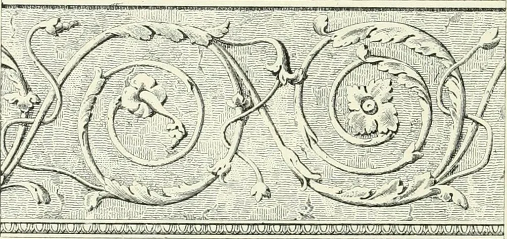 An illustration from Stilfragen : Grundlegungen zu einer Geschichte der Ornamentik, 1893, leaf 273