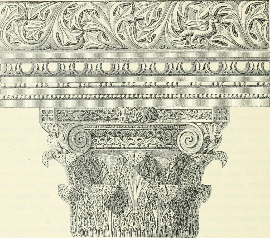 An illustration from Stilfragen : Grundlegungen zu einer Geschichte der Ornamentik, 1893, leaf 299