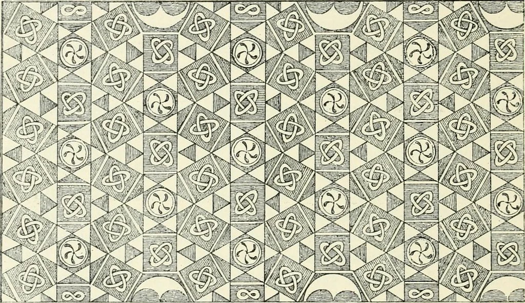 An illustration from Stilfragen : Grundlegungen zu einer Geschichte der Ornamentik, 1893, leaf 333