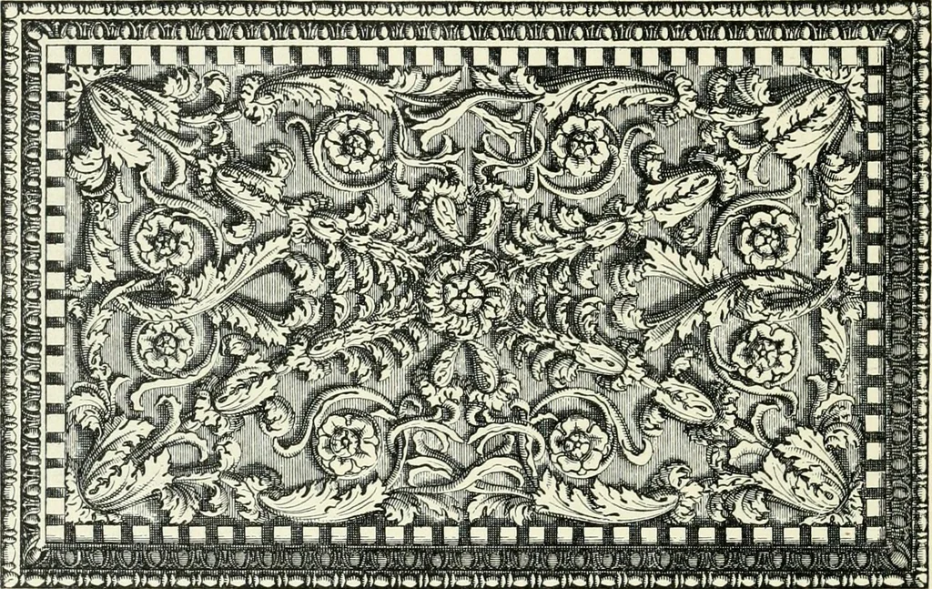 An illustration from Stilfragen : Grundlegungen zu einer Geschichte der Ornamentik, 1893, leaf 337