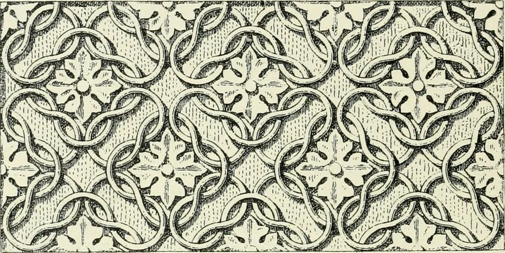 An illustration from Stilfragen : Grundlegungen zu einer Geschichte der Ornamentik, 1893, leaf 339
