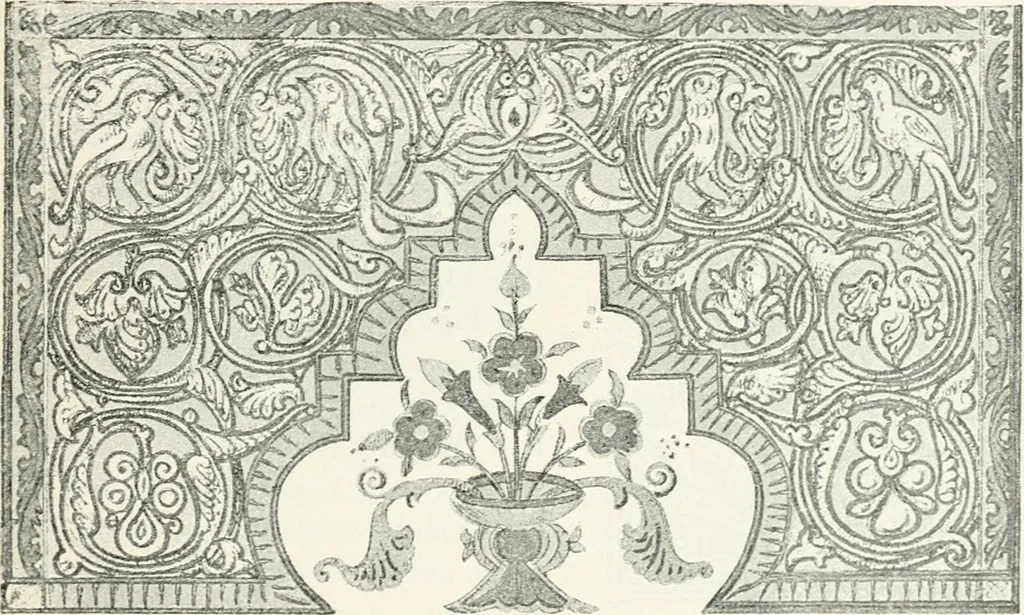 An illustration from Stilfragen : Grundlegungen zu einer Geschichte der Ornamentik, 1893, leaf 352