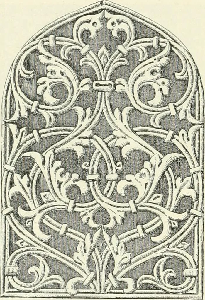 An illustration from Stilfragen : Grundlegungen zu einer Geschichte der Ornamentik, 1893, leaf 353