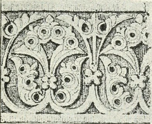 An illustration from Stilfragen : Grundlegungen zu einer Geschichte der Ornamentik, 1893, leaf 354
