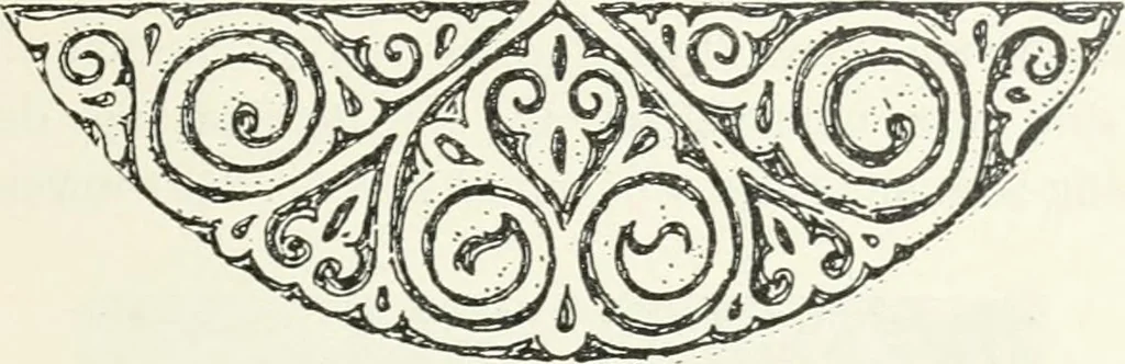 An illustration from Stilfragen : Grundlegungen zu einer Geschichte der Ornamentik, 1893, leaf 358