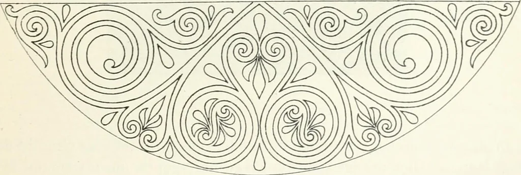An illustration from Stilfragen : Grundlegungen zu einer Geschichte der Ornamentik, 1893, leaf 358