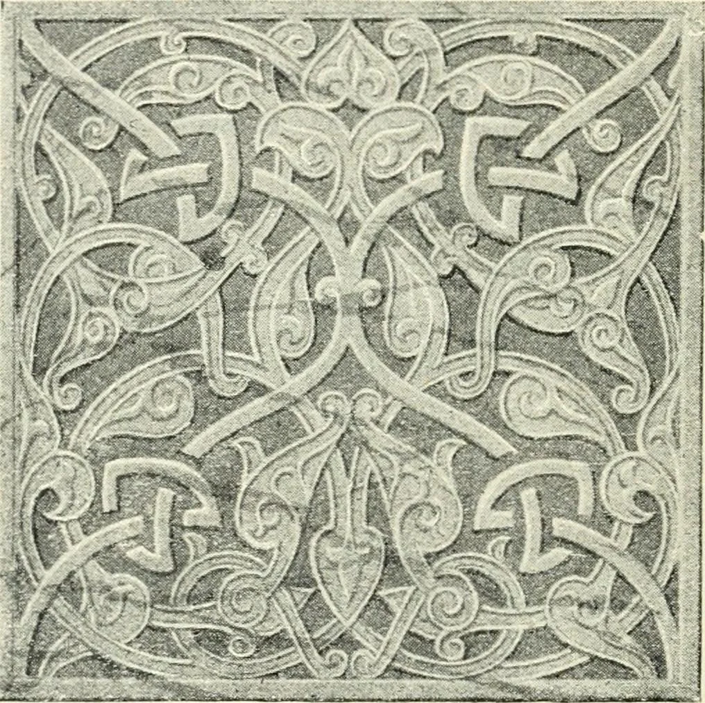 An illustration from Stilfragen : Grundlegungen zu einer Geschichte der Ornamentik, 1893, leaf 359