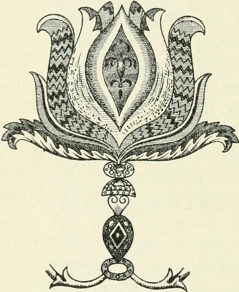 An illustration from Stilfragen : Grundlegungen zu einer Geschichte der Ornamentik, 1893, leaf 365