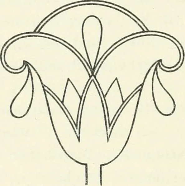 An illustration from Stilfragen : Grundlegungen zu einer Geschichte der Ornamentik, 1893, leaf 87