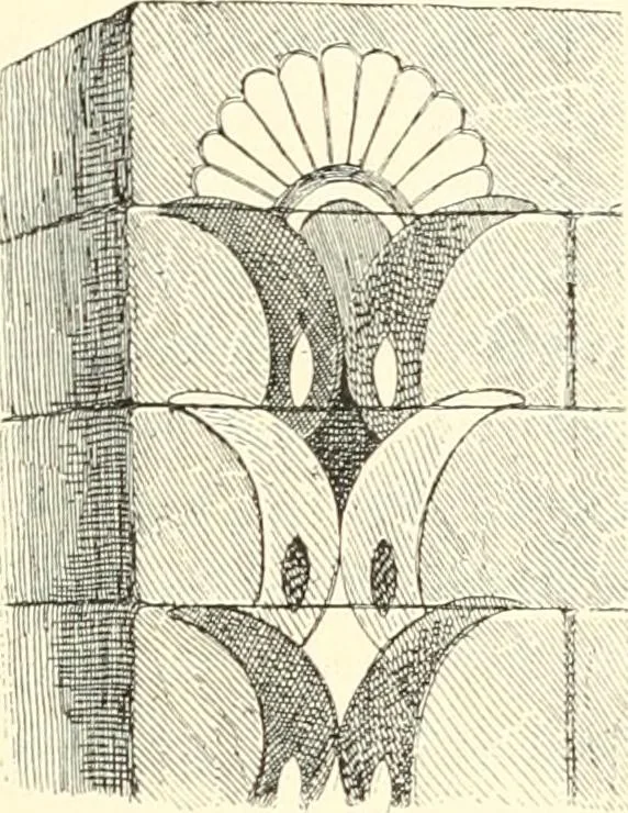 An illustration from Stilfragen : Grundlegungen zu einer Geschichte der Ornamentik, 1893, leaf 134