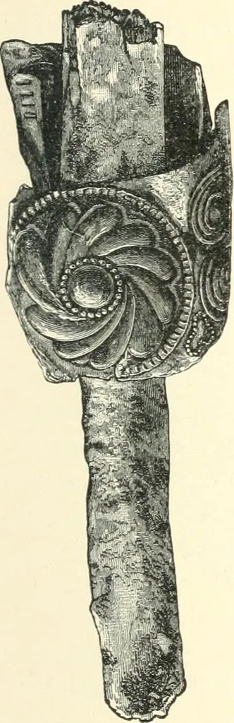 An illustration from Stilfragen : Grundlegungen zu einer Geschichte der Ornamentik, 1893, leaf 142