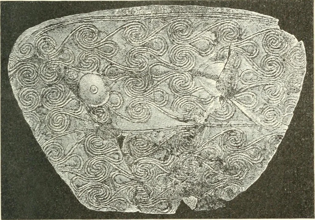 An illustration from Stilfragen : Grundlegungen zu einer Geschichte der Ornamentik, 1893, leaf 160