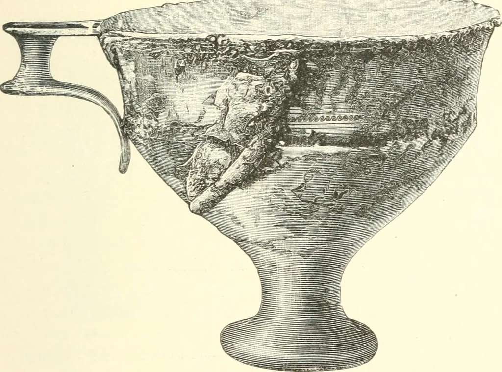 An illustration from Stilfragen : Grundlegungen zu einer Geschichte der Ornamentik, 1893, leaf 164
