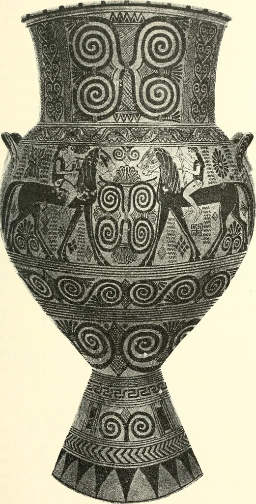 An illustration from Stilfragen : Grundlegungen zu einer Geschichte der Ornamentik, 1893, leaf 178