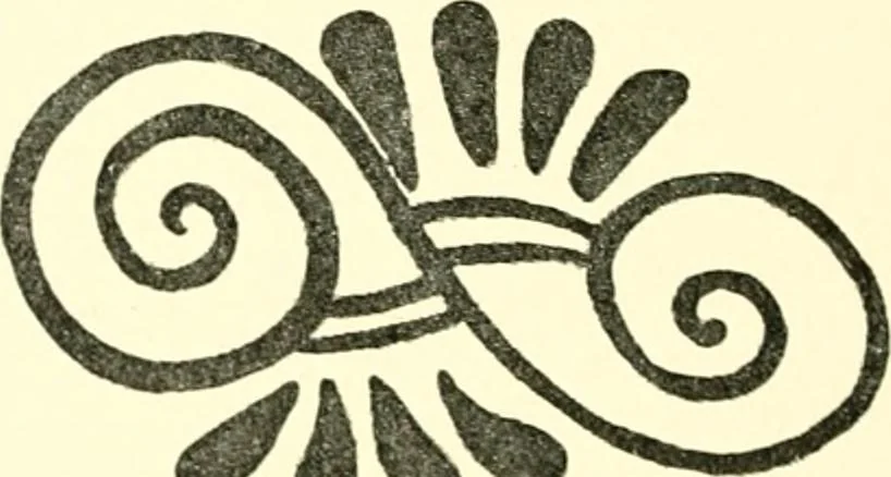 An illustration from Stilfragen : Grundlegungen zu einer Geschichte der Ornamentik, 1893, leaf 181