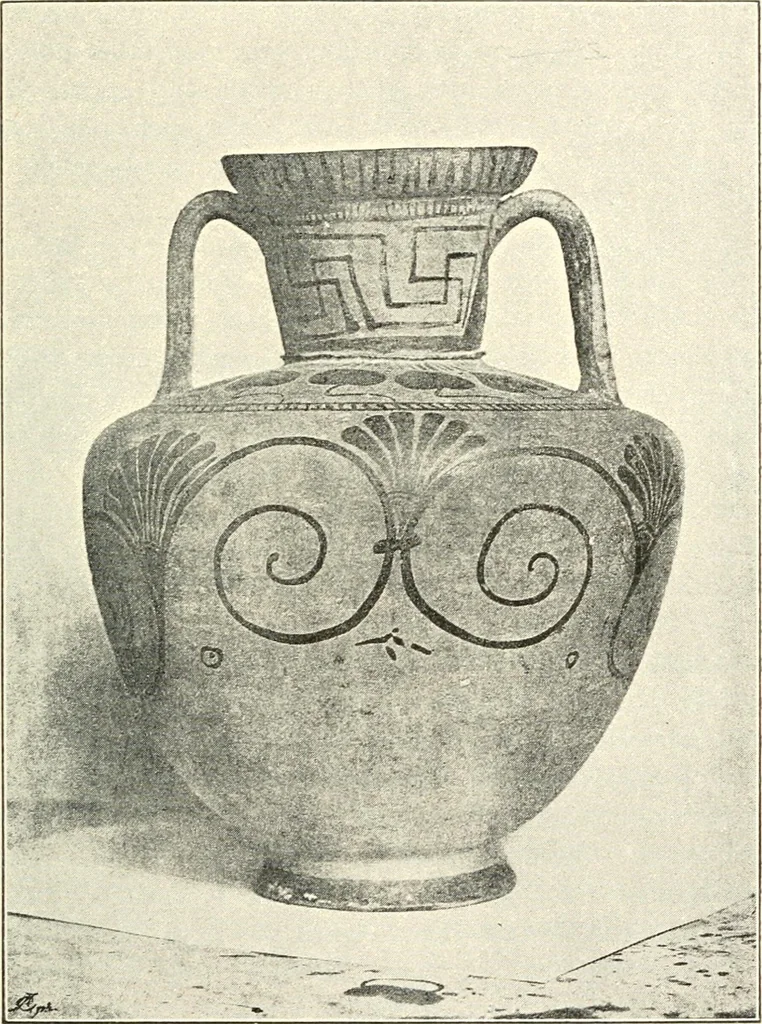 An illustration from Stilfragen : Grundlegungen zu einer Geschichte der Ornamentik, 1893, leaf 190