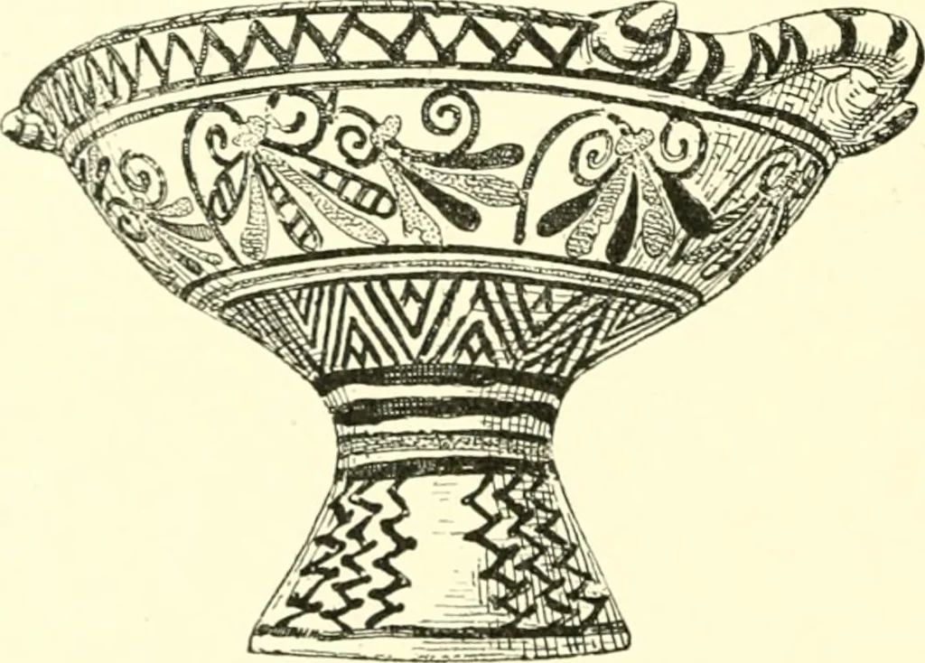 An illustration from Stilfragen : Grundlegungen zu einer Geschichte der Ornamentik, 1893, leaf 197