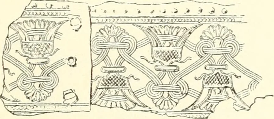 An illustration from Stilfragen : Grundlegungen zu einer Geschichte der Ornamentik, 1893, leaf 204