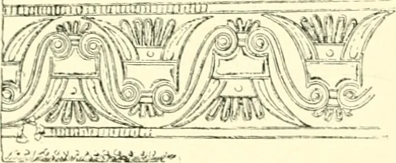 An illustration from Stilfragen : Grundlegungen zu einer Geschichte der Ornamentik, 1893, leaf 205