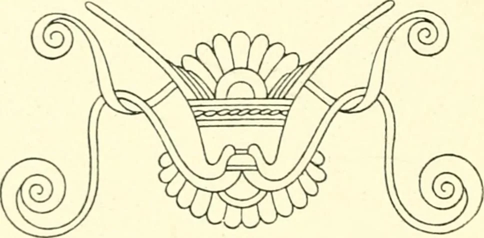 An illustration from Stilfragen : Grundlegungen zu einer Geschichte der Ornamentik, 1893, leaf 223