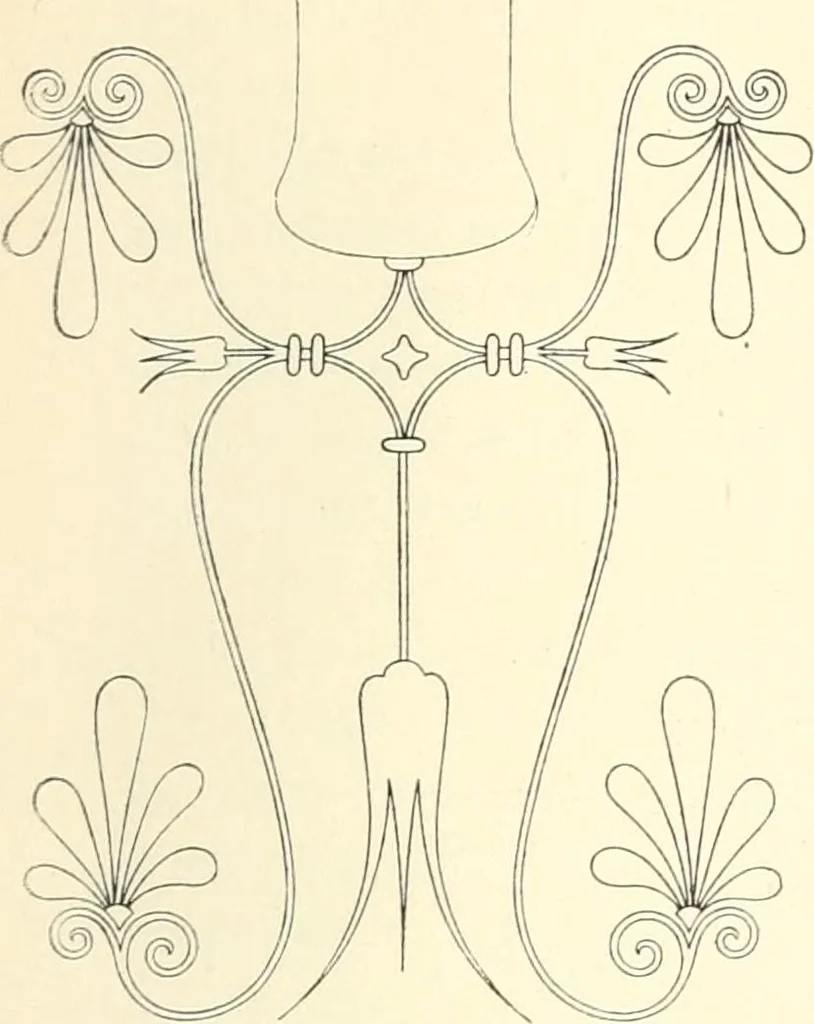 An illustration from Stilfragen : Grundlegungen zu einer Geschichte der Ornamentik, 1893, leaf 224