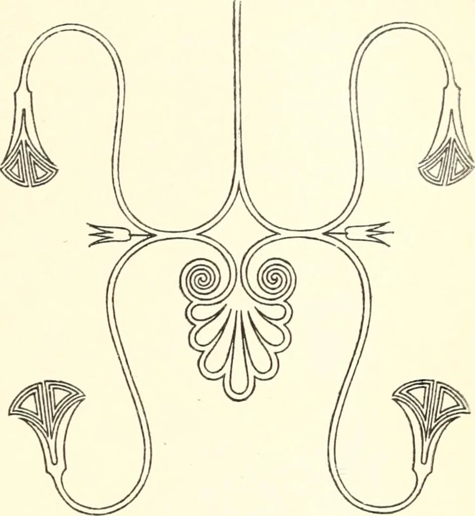 An illustration from Stilfragen : Grundlegungen zu einer Geschichte der Ornamentik, 1893, leaf 224