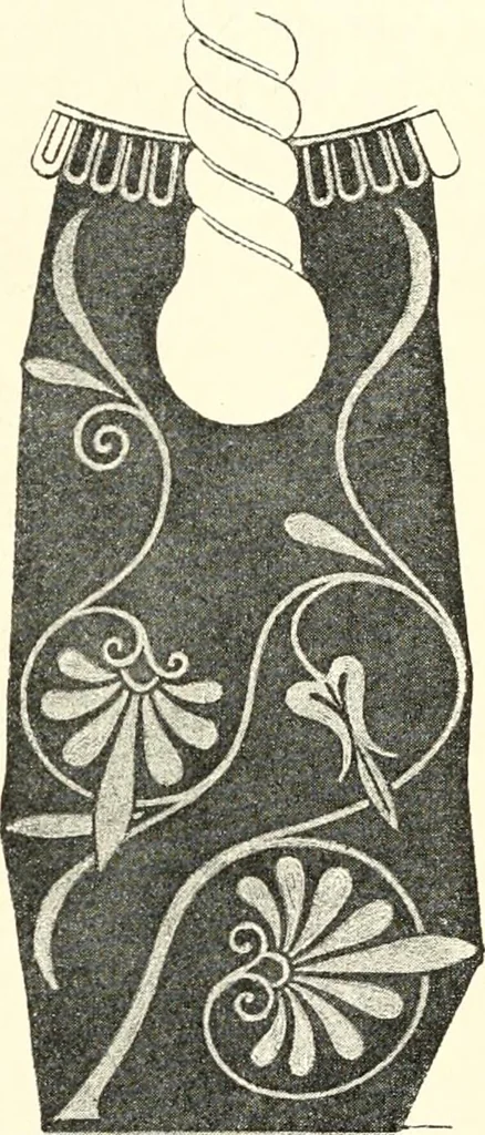 An illustration from Stilfragen : Grundlegungen zu einer Geschichte der Ornamentik, 1893, leaf 226