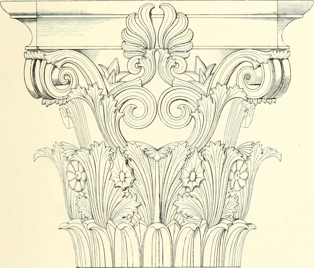 An illustration from Stilfragen : Grundlegungen zu einer Geschichte der Ornamentik, 1893, leaf 236