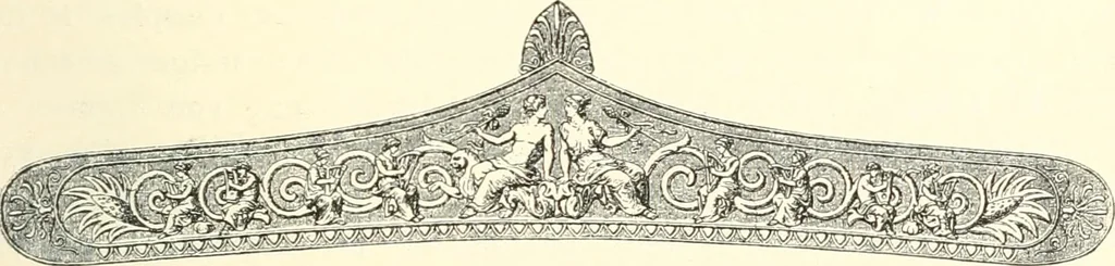An illustration from Stilfragen : Grundlegungen zu einer Geschichte der Ornamentik, 1893, leaf 260