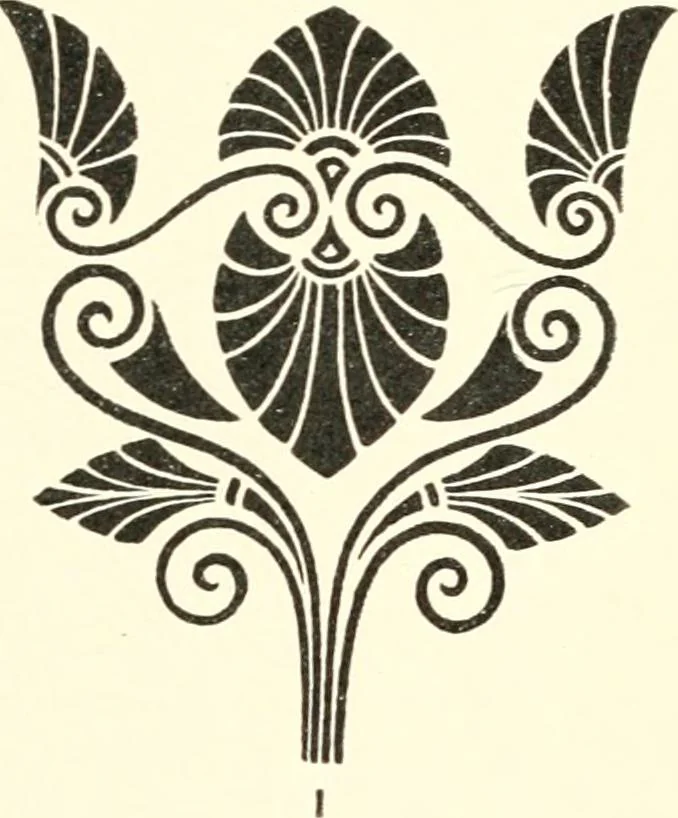 An illustration from Stilfragen : Grundlegungen zu einer Geschichte der Ornamentik, 1893, leaf 268