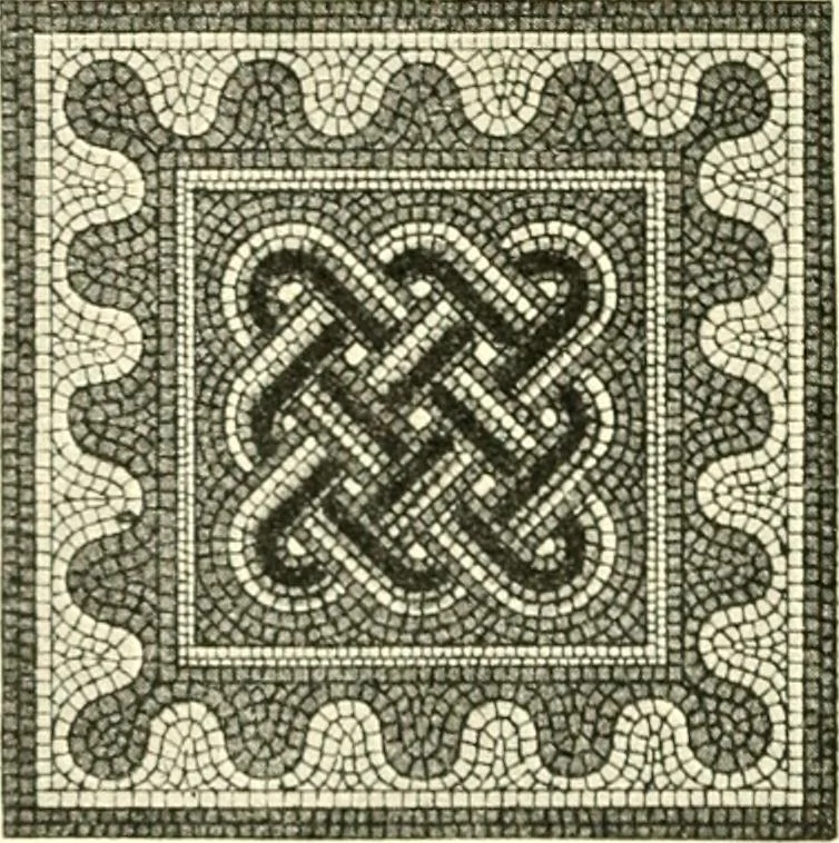 An illustration from Stilfragen : Grundlegungen zu einer Geschichte der Ornamentik, 1893, leaf 291