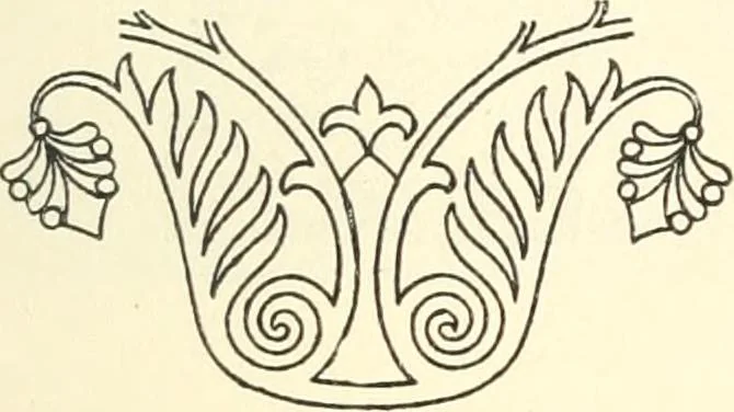 An illustration from Stilfragen : Grundlegungen zu einer Geschichte der Ornamentik, 1893, leaf 312