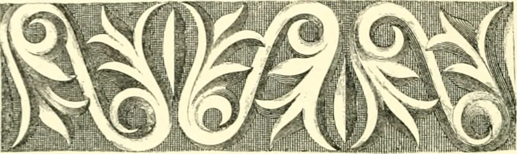 An illustration from Stilfragen : Grundlegungen zu einer Geschichte der Ornamentik, 1893, leaf 313