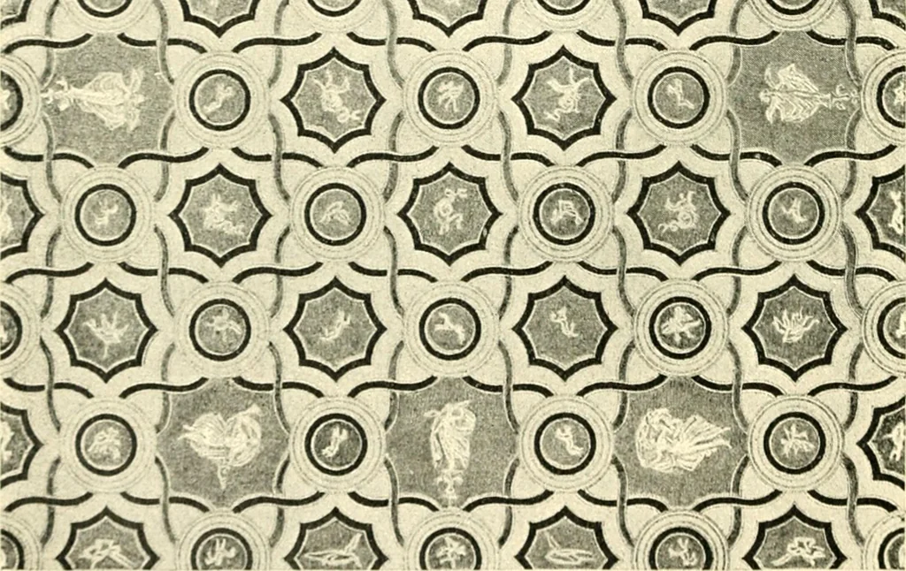 An illustration from Stilfragen : Grundlegungen zu einer Geschichte der Ornamentik, 1893, leaf 335
