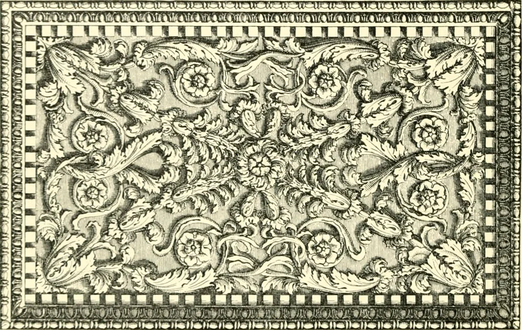 An illustration from Stilfragen : Grundlegungen zu einer Geschichte der Ornamentik, 1893, leaf 337
