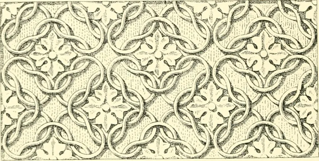 An illustration from Stilfragen : Grundlegungen zu einer Geschichte der Ornamentik, 1893, leaf 339